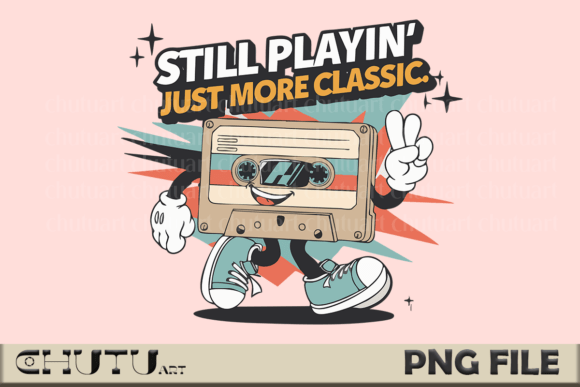 Download Retro Cassette PNG - Cool Vintage Style - Retro Collection