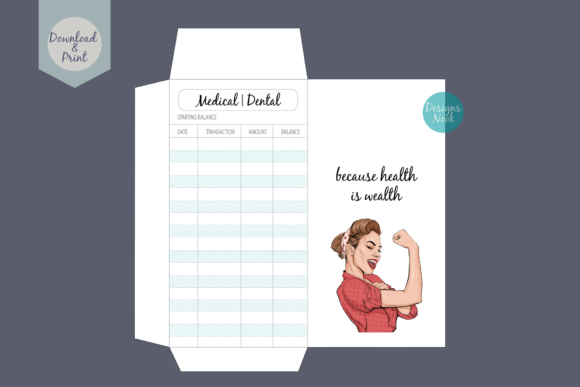 Download Medical Dental Cash Envelope Printable - Printable Collection