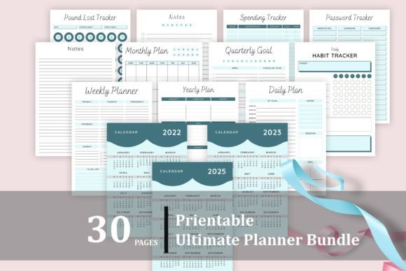 Download Printable Ultimate Planner Bundle Vol.07 - Printable Collection
