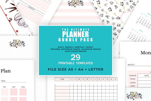 Download Ultimate Printable Planner Bundle - Printable Collection
