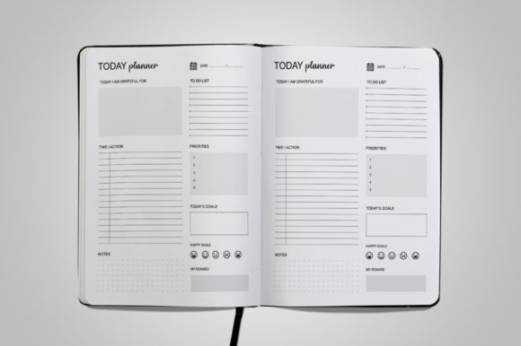 Download 2022 Daily Planner Printable Book &amp; KDP - Printable Collection