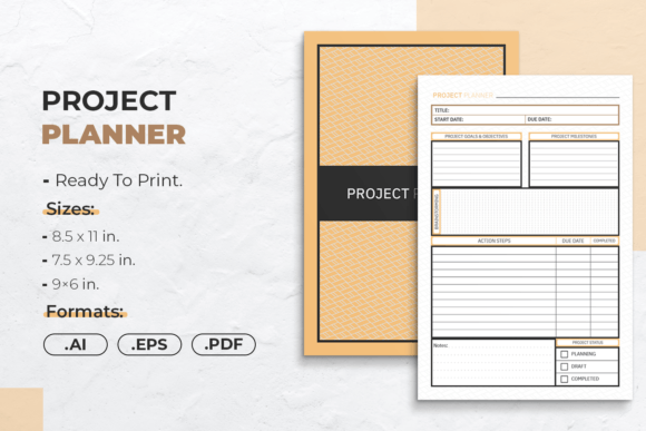 Download Project Planner | Printable Template - Printable Collection