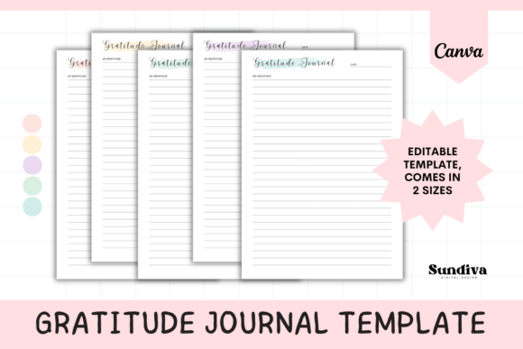 Download Gratitude Journal Printable Template 6 - Printable Collection