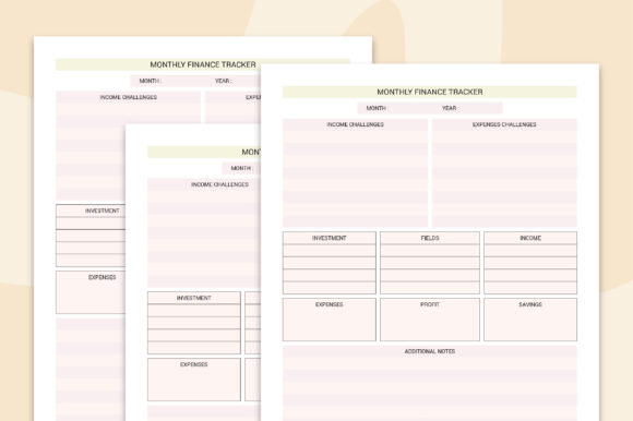 Download Monthly Finance Tracker Printable - Printable Collection