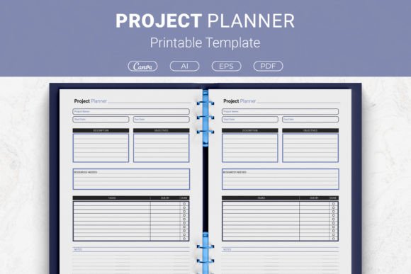 Download Project Planner Printable Template - Printable Collection