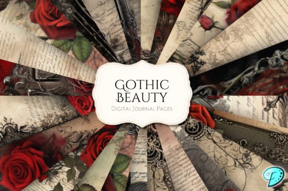 Download Gothic Beauty Printable Journal Pages - Printable Collection
