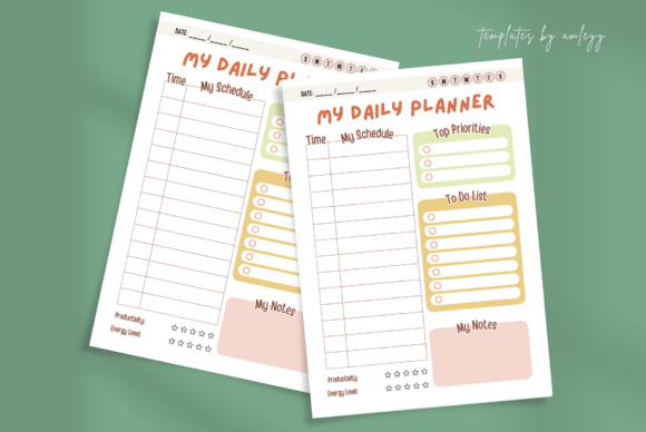 Download Cute Aesthetic Daily Planner Printable - Printable Collection