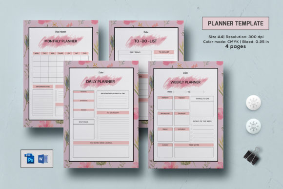 Download Printable Daily Planner Template - Printable Collection