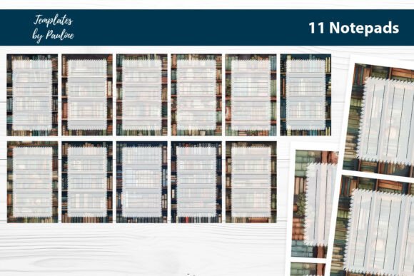 Download Old Book Lover Printable Notepad Bundle - Printable Collection