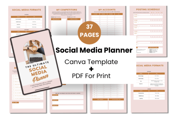 Download Social Media Planner Printable Canva - Printable Collection