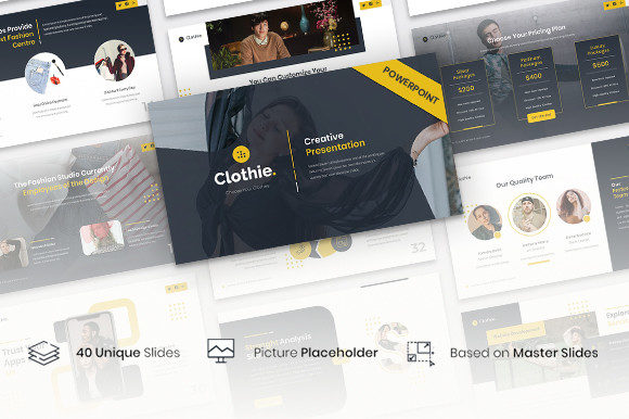 Download Clothie – Creative Business Presentation - Creative business Collection