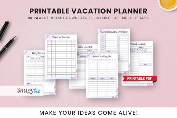 Download Free Printable Vacation Planner - Printable Collection