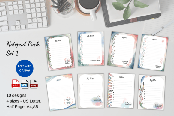 Download Printable Notepad Pack Template - Printable Collection