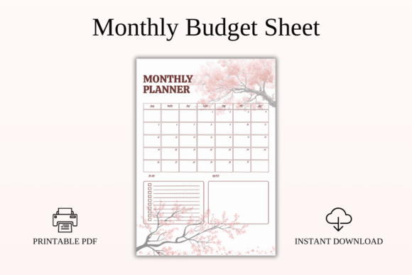 Download Aesthetic Monthly Budget Sheet Printable - Printable Collection