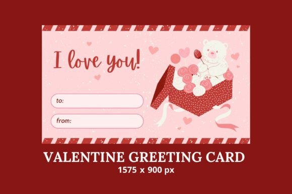 Download Cute Valentine Greeting Card Printable - Printable Collection