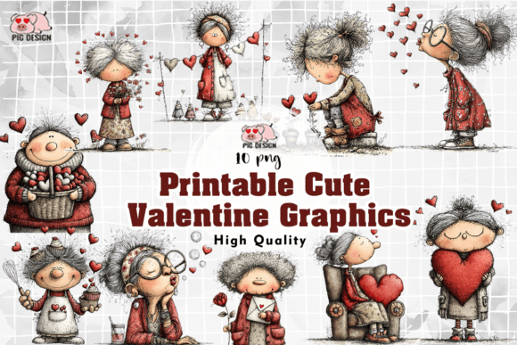 Download Printable Cute Valentine Graphics PNG - Printable Collection