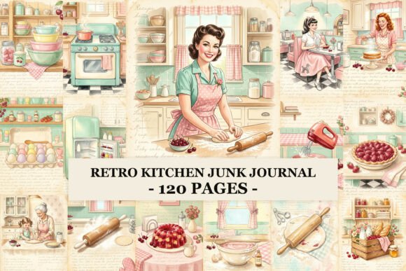 Download Retro Kitchen Junk Journal - Retro Collection