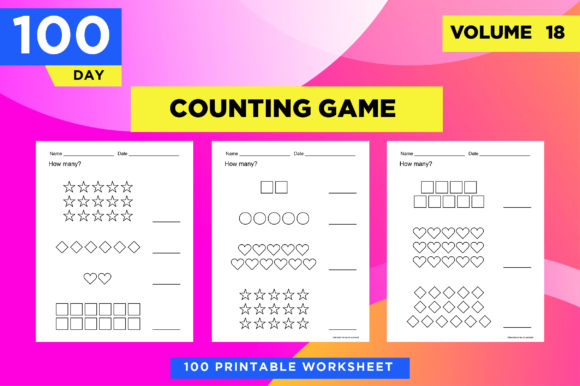 Download Printable Book Count the Geometric Shape - Printable Collection