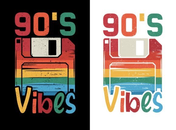 Download 90’s Vibes Retro Floppy Disk Design - Retro Collection