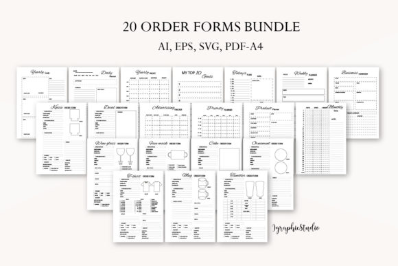 Download Order Form, Crafters Business Bundle - Business bundle Collection