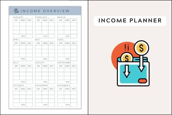 Download Income Tracker Planner Printable - Printable Collection