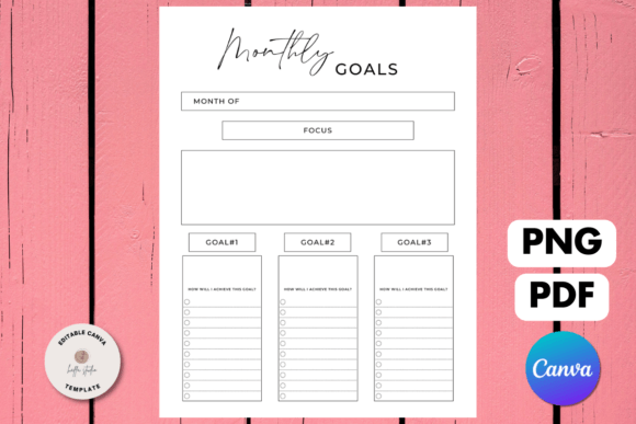 Download Monthly Goal Planner Printable - Printable Collection
