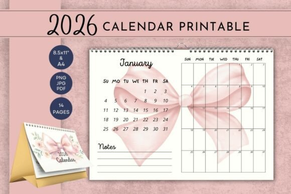 Download 2026 Calendar Printable Template - Printable Collection