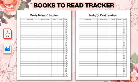 Download Printable Books to Read Tracker - Printable Collection