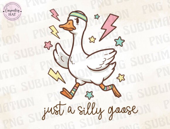 Download Retro Silly Goose PNG - Retro Collection