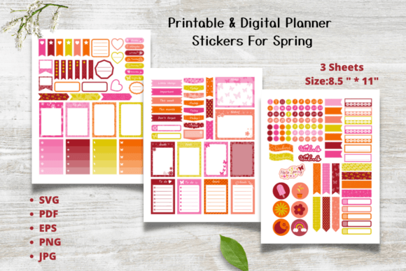 Download Digital &amp; Printable Planner Stickers - Printable Collection