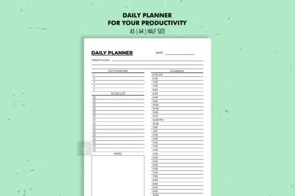 Download Printable Daily Planner - Printable Collection