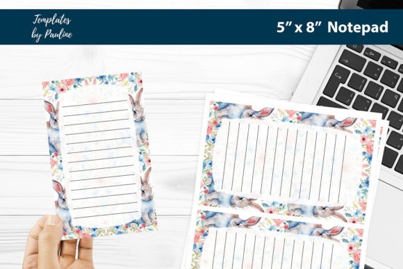 Download Easter Bunny Printable Notepad Template - Printable Collection