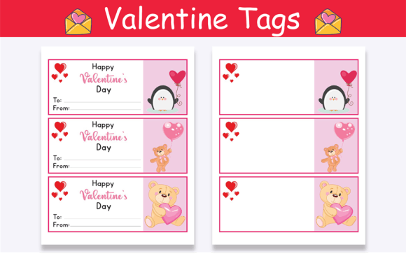 Download Printable Cute Valentine's Day Gift Tags - Printable Collection