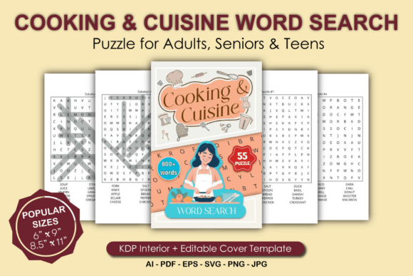 Download Cooking Word Search Printable Book - Printable Collection