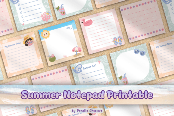 Download Summer Notepad Printable - Printable Collection