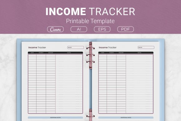Download Income Tracker Printable Template - Printable Collection