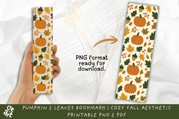 Download Cozy Fall Printable Bookmark PNG &amp; PDF - Printable Collection