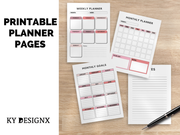 Download Printable Planner / Weekly Planner - Printable Collection