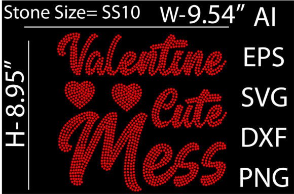 Download Printable (Valentine Cute Mess) Rhinesto - Printable Collection