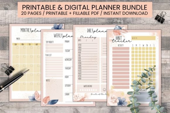 Download Printable Planner Bundle - Printable Collection