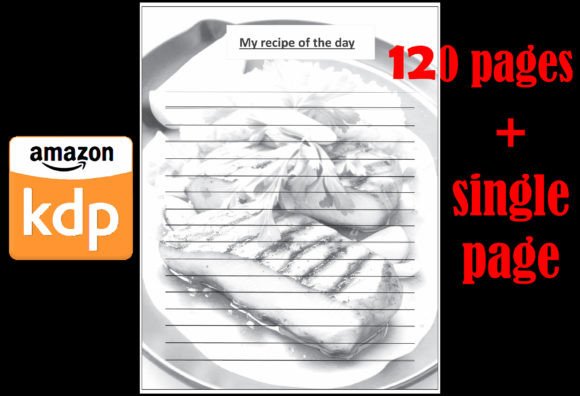 Download My Recipe of the Day, Printable Pages - Printable Collection