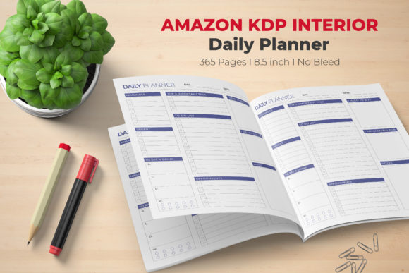 Download Daily Planner Printable Book &amp; KDP - Printable Collection