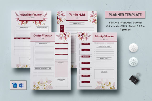 Download Printable Daily Planner Template - Printable Collection