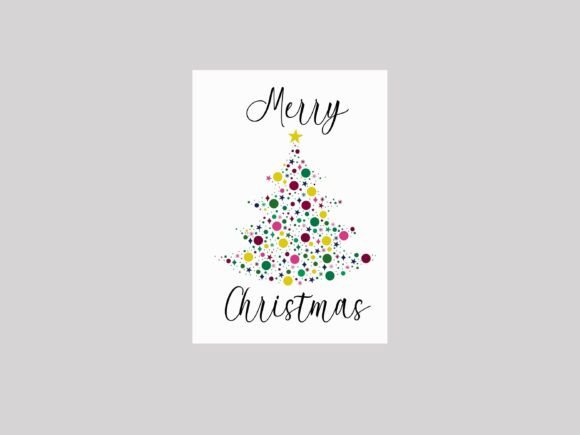 Download Merry Christmas Printable Card with Tree - Printable Collection
